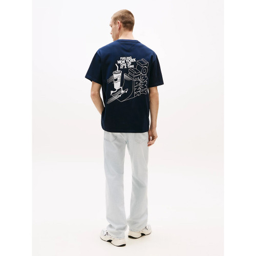 Tommy Hilfiger Ανδρική κοντομάνικη μπλούζα Back Logo Graphic Relaxed T-Shirt